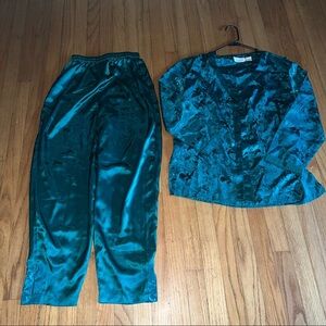 Vintage gold label Victoria Secret pj set